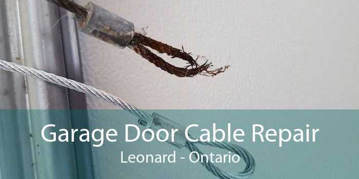 Garage Door Cable Repair Leonard - Ontario