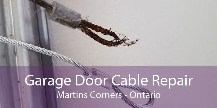Garage Door Cable Repair Martins Corners - Ontario