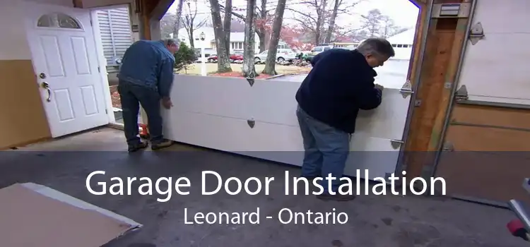 Garage Door Installation Leonard - Ontario