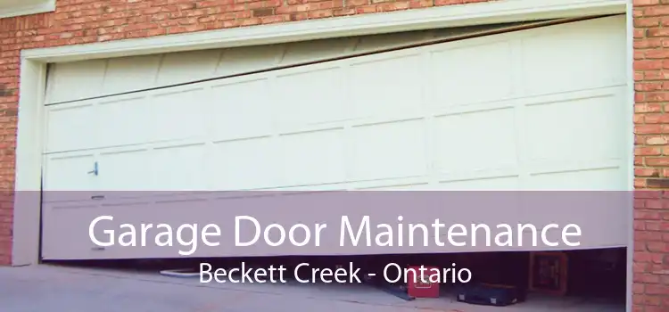 Garage Door Maintenance Beckett Creek - Ontario