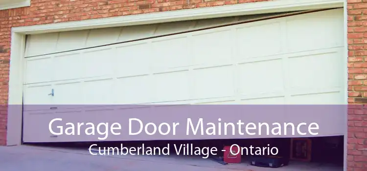 Garage Door Maintenance Cumberland Village - Ontario