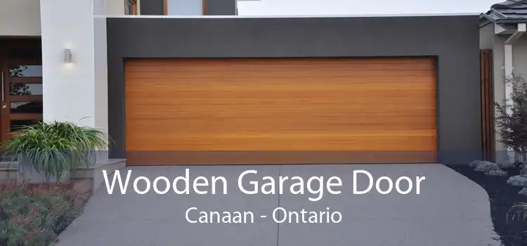 Wooden Garage Door Canaan - Ontario