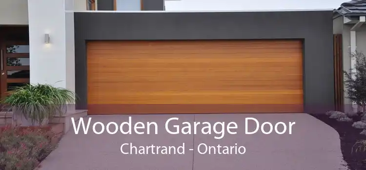 Wooden Garage Door Chartrand - Ontario