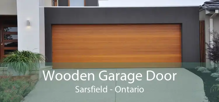 Wooden Garage Door Sarsfield - Ontario